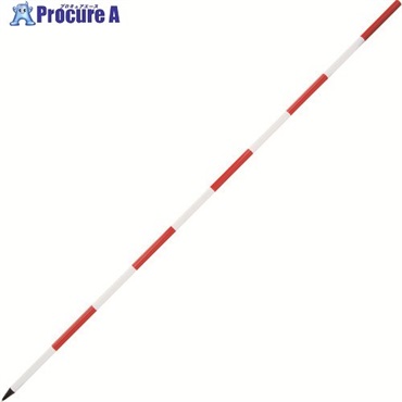 シンワ ポール アルミ製 2m 10本入り 76996  1箱 ▼162-8655