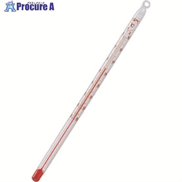 佐藤 アルコール棒状温度計 0～50℃ 15cm (0610ー00) 0610-00  1個 ▼166-4289