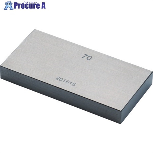 SK 鋼ブロックゲージ 0級相当品 70.00mm GB0-7000  1個 ▼237-3453