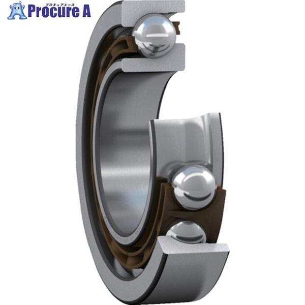 SKF 単列アンギュラ玉軸受(ユニバーサルマッチ用) 接触角40° 内径40mmX外径90mmX幅23mm 7308 BECBJ  1個 ▼390-4062