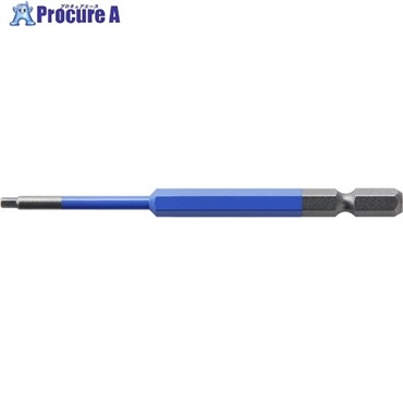 アネックス 六角レンチカラービット 1本組 対辺2.5×100 ACHX-2510  1パック ▼719-1735