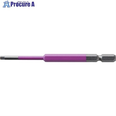 アネックス 六角レンチカラービット 1本組 対辺3×100 ACHX-3010  1パック ▼719-1743