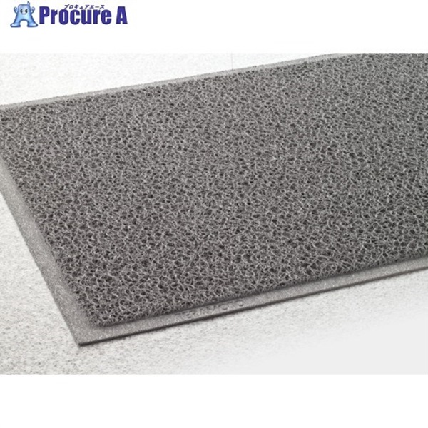 テラモト ケミタングル ソフト 灰 600×900mm MR1392405  1枚 ▼855-1132