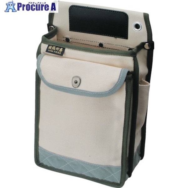 コヅチ 送電工事向電工用腰袋デラックスタイプ KCN-19DXBW  1個 ▼128-3054