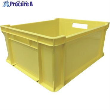 DIC DA型コンテナDA-19 外寸:W434×D354×H195 黄 DA-19  Y  1個 ▼135-3116