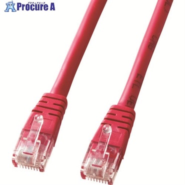 SANWA エンハンスドカテゴリ5単線LANケーブル KB-T5T-01RN  1本 ▼201-8124