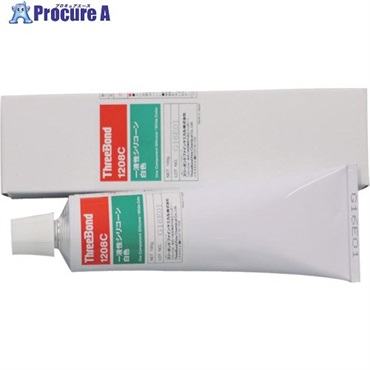 THREEBOND 標準 シリコーン接着剤 TB1208C 100g(1208CA) TB1208C  1本 ▼228-4876