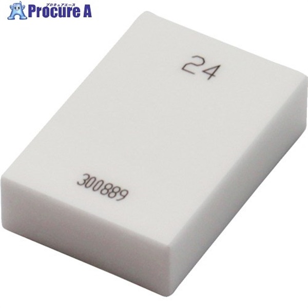SK セラミックブロックゲージ 0級相当品 24.00mm BC0-2400  1個 ▼236-0938
