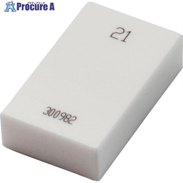 SK セラミックブロックゲージ 0級相当品 21.00mm BC0-2100  1個 ▼236-5719