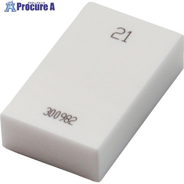 SK セラミックブロックゲージ 0級相当品 21.00mm BC0-2100  1個 ▼236-5719