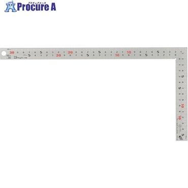 SK シルバー曲尺 銀龍 快段目盛 薄手広巾 30cm 300mm TH-30KD  1個 ▼236-5861