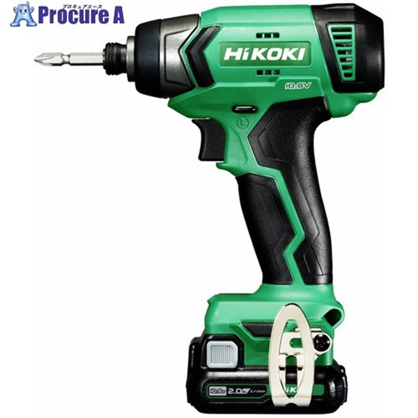 HiKOKI 10.8Vコードレスインパクトドライバ 2.0Ah WH12DA-2BS  1台 ▼689-4192