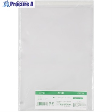 IRL OPP袋空気穴 シール付 A2用 OBT-28A  1袋 ▼694-2823