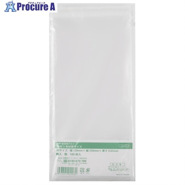 IRL OPP袋空気穴 長形3号封筒サイズ 100枚 OBT-5A  1袋 ▼694-4325