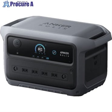 Anker ポータブル電源 Solix C2000 Gen 2 Portable Power Station ダークグレー A17835Z1  1台 ▼704-8145