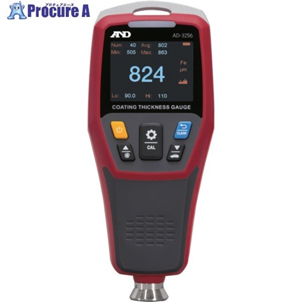 A＆D デュアルタイプ膜厚計 AD-3256 AD-3256  1台 ▼710-5844