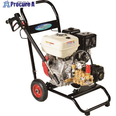 スーパー工業 エンジン式高圧洗浄機 SEC-1616-2N コンパクト＆カートタイプ SEC-1616-2N  1台  スーパー工業(株) ▼135-8728