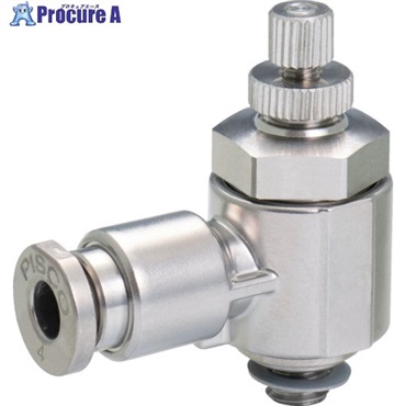 PISCO スピードコントローラSUS316 SSJSC6-M5A  1個  (株)日本ピスコ ▼560-0051