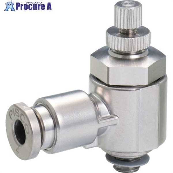 PISCO スピードコントローラSUS316 SSJSC6-M5A  1個  (株)日本ピスコ ▼560-0051