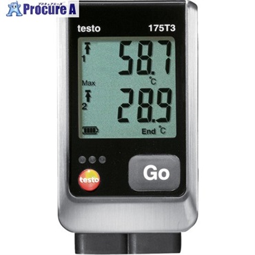 TESTO 温度データロガー testo 175 T3 TESTO175T3  1個  (株)テストー ▼838-2569