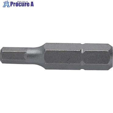 アネックス 六角ショートビット 対辺4×30 AK-50P-4MM-30  1個 ▼493-6469