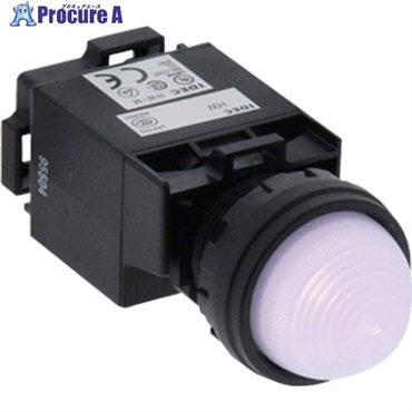 IDEC Φ22表示灯 HW1P-2H2PW  1個  IDEC(株) ▼556-6620