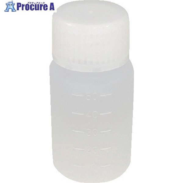 KOKUGO 【一時受注停止】 JK-PPボトル 広口 50ml ポリプロピレン 111-7020102  1個 ▼580-5812