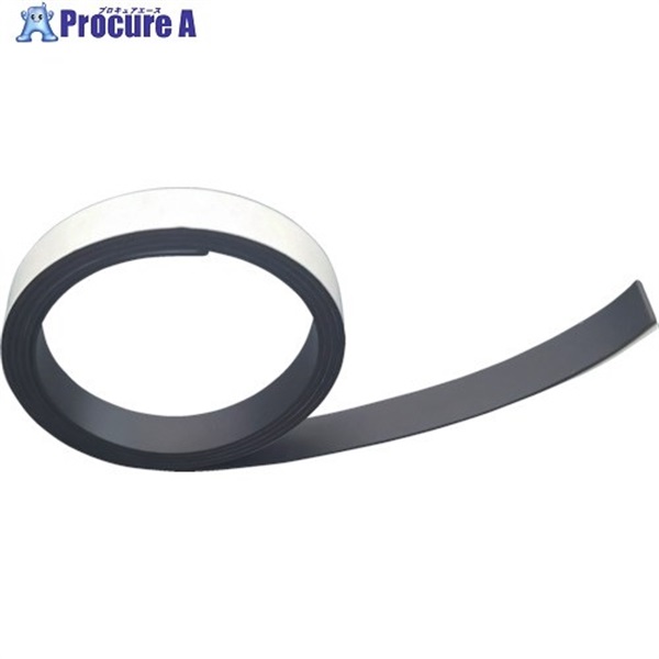 サンケー マグネット粘着テープ1000mmx10mmx1.2 MS-09  1本 ▼134-2429