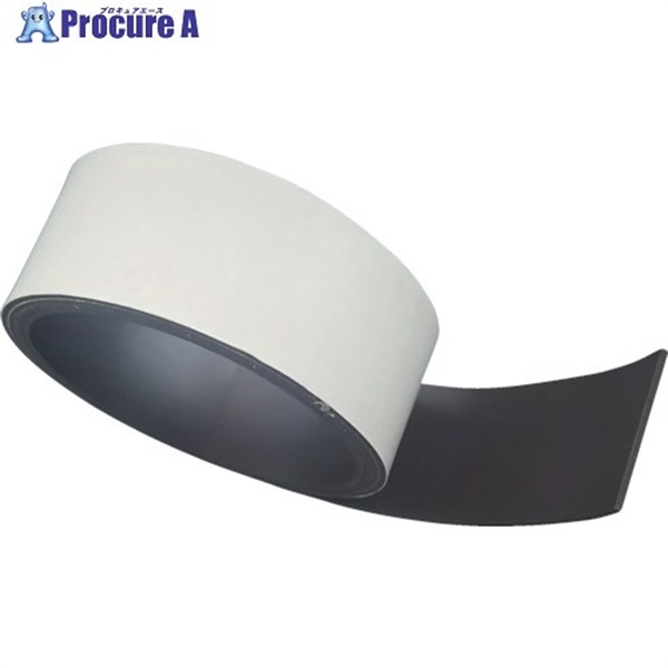 サンケー マグネット粘着テープ1000mmx30mmx1.2mm MS-11  1本 ▼134-2557