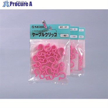 NICHIDO ケーブルクリップ NCー01 NC-01  (10ｺｲﾘ)  1個 ▼162-0473