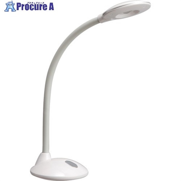 GENTOS 【次回5月上旬入荷予定】 ルミリオン 高演色コンパクトデスクライト ホワイト DK-R256WH  1台 ▼566-9170