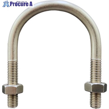 HIーLEAD Uボルト 1種ナット2個付 ステンレス M10X15A(P34/L46/E30) UBN-10X015-SUS  1個 ▼668-9319