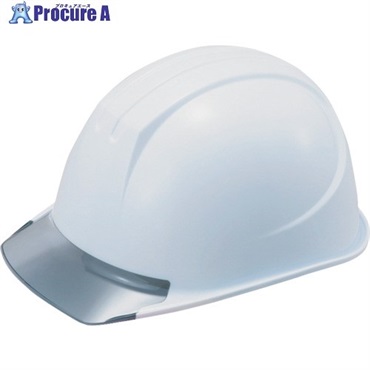 タニザワ エアライト＋遮熱ヘルメット(PC製・遮熱ホワイト/透明ひさしグレー) ST#161-JZV(EPA) 161-JZV-V2-SPW6  10個 ▼689-8886