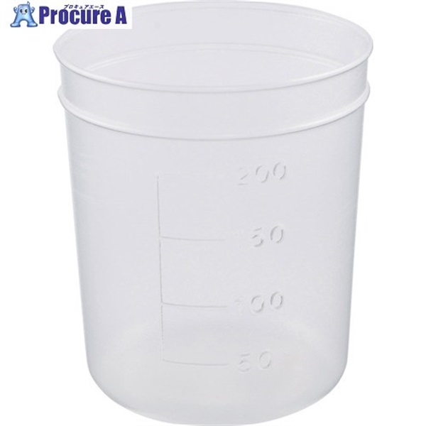 AS ディスポカップ(ブロー成型)φ74×φ63×85mm 200mlB-200 1-4659-23  1個 ▼692-7760