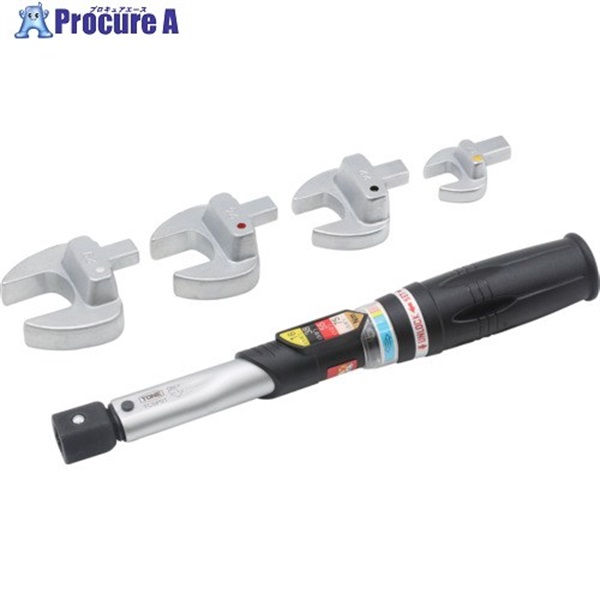 TONE 新冷媒用トルクレンチ(スパナヘッド交換式) TCSP01  1個 ▼696-8511