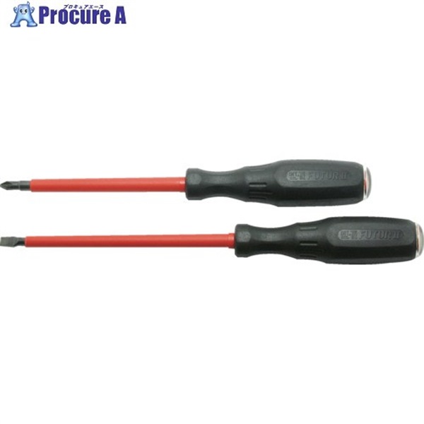 Ko-ken 絶縁ドライバー PH2 IN168P-2  1個 ▼707-2556