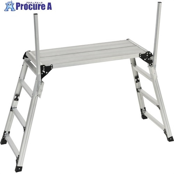 PiCa 手掛かり棒付き四脚アジャスト式足場台 DXU-91210  1台 ▼708-1283