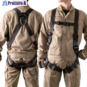 TSUYORON レヴォハーネスV型 ハーネス本体のみ 黒・銀 Mサイズ TH508OTBKSLMBX  1本 ▼716-5295