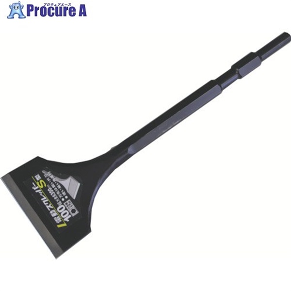 モクバ印 電動スクレーパーS型 100X17X350 B21-100  1本 ▼806-9972