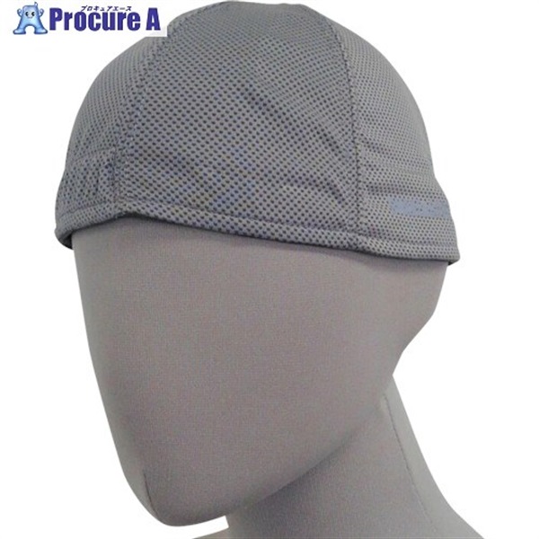 喜多 冷感ヘルメットインナー SHAKE ＆ COOL仕様 No9640 グレー フリー NO9640-GRY-FREE  1個 ▼235-4084