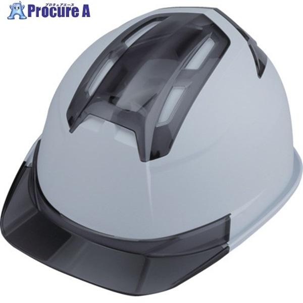 トーヨーセーフティ ヘルメット ヴェンティーエム 白 バイザー色スモーク NO.396FEM-S-WH  1個 ▼662-6790