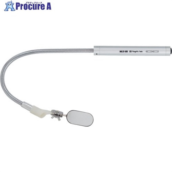 SK LEDライト付点検鏡 付属ミラー50x25/Φ57/Φ83 IMLED-50K  1本 ▼678-1796