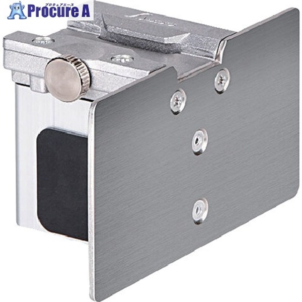 シンワ 曲尺用ストッパー 金属製 厚手広巾用 コラムゲージ突き当て 50MM 58711  1個 ▼679-1893