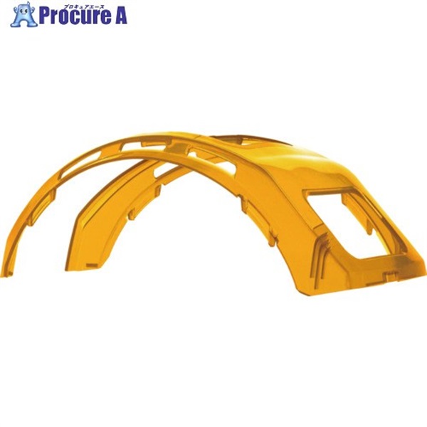 タジマ ヘルメット セフメット用トップカバー クリアイエロー HATCY  1個 ▼696-9837