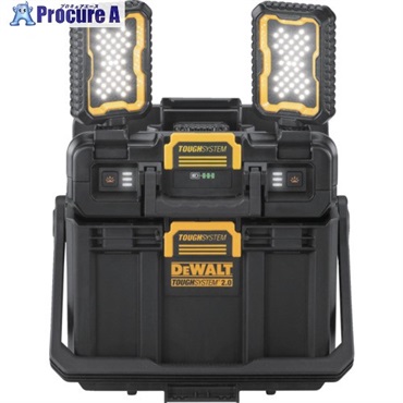 DEWALT 投光器・収納ボックス  タフシステム2.0ライトボックスパワースタックセット 2000lm×2個 DWST08064-JP  1S ▼709-1641