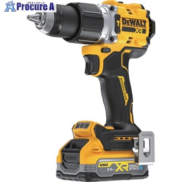 DEWALT 18Vブラシレス 振動ドリルドライバー Powerstack DCD806S2T-JP  1台 ▼709-2844