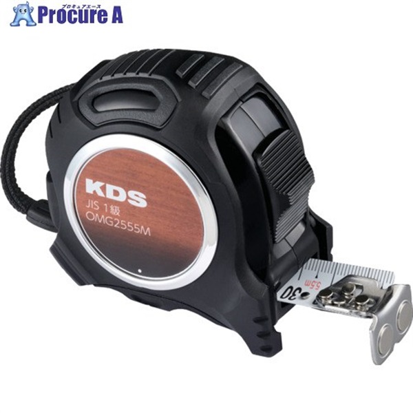KDS コンベックス 追い番ミリ数字マグ 25巾5.5m OMG2555M  1個 ▼714-2465