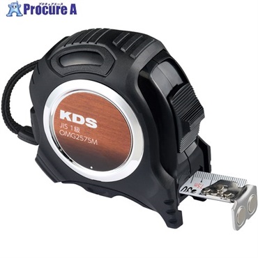 KDS コンベックス 追い番ミリ数字マグ 25巾7.5m OMG2575M  1個 ▼714-2466