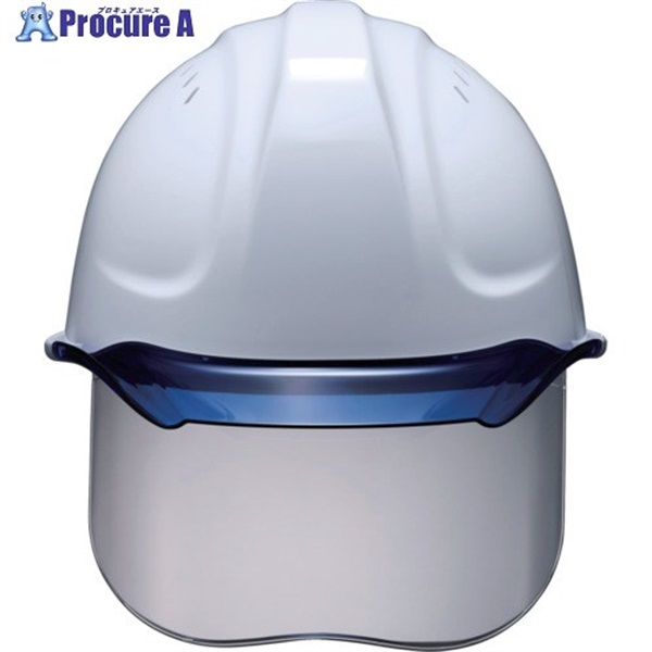 DIC ヘルメット SYA-CSVエアロメッシュ 白/ブルー HA2内装 KP付 SYA-CSV-HA2EM-KP-W/B  1個 ▼716-2380