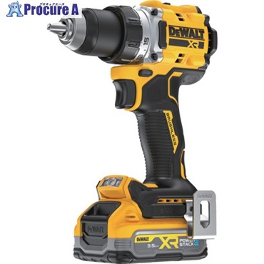 DEWALT コードレスドリルドライバー 18Vブラシレス・ドリルドライバー(3.5AhPowerstack、90N・m) DCD801S2T-JP  1台 ▼716-4276